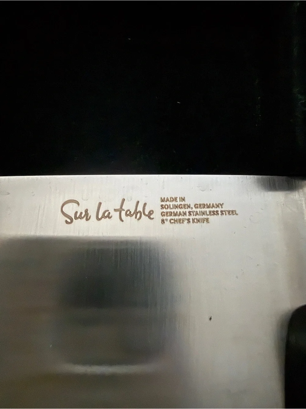 Sur la Table Wood Handle Chef and Paring Knife Set - Brown